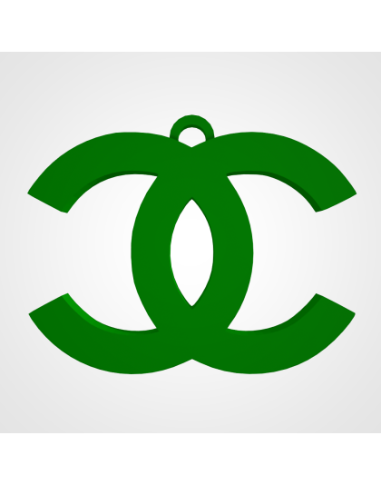 Luxury Designer Logo Keychain