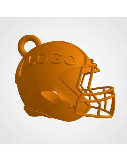 Football Team Helmet Keychain